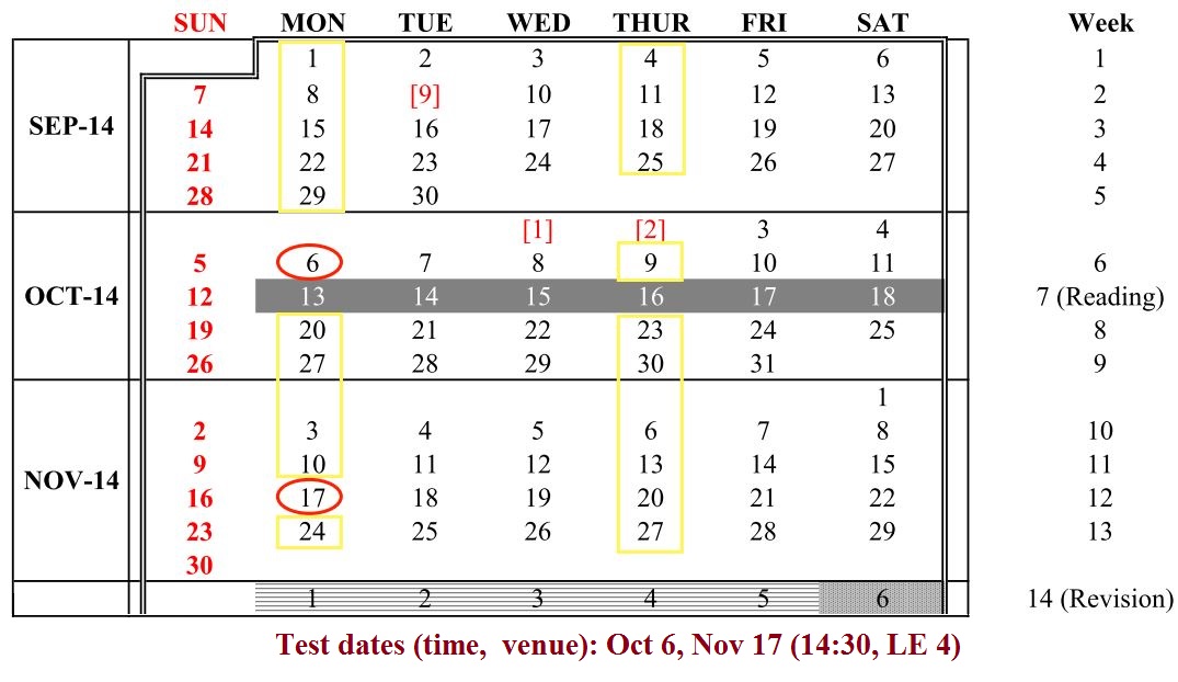 Time-table