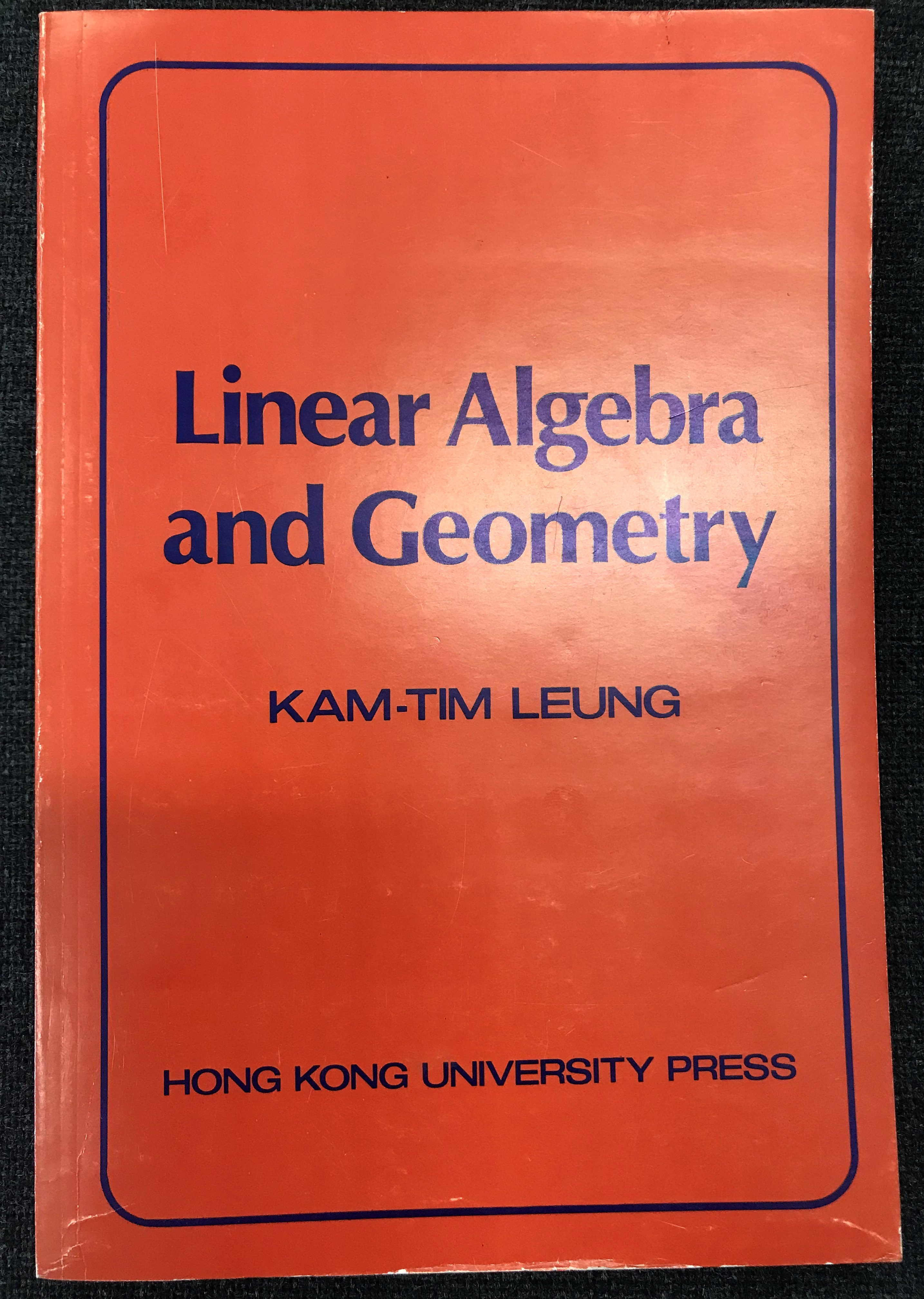 Photo of Textbook - Linear Algebra and Geometry