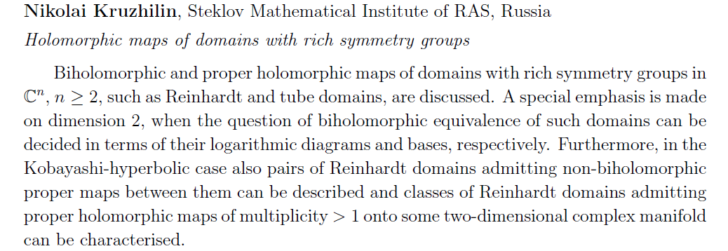 Titles & Abstracts